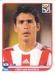 Cristian Riveros Paraguay samolepka Panini World Cup 2010 #439